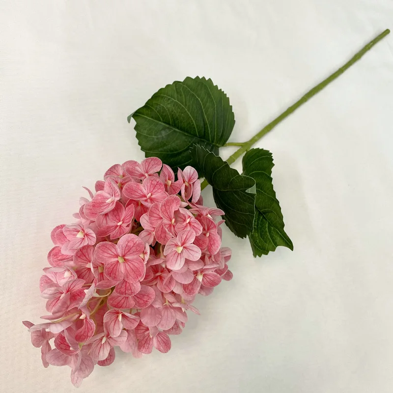 4-teiliges Set aus künstlichen Latex-Hortensien mit realistischem Aussehen, Kunstblumen für Hochzeitsdekoration, Hortensien-Blumenarrangement für Partys, Heimdekoration, Ornament – Detail 7