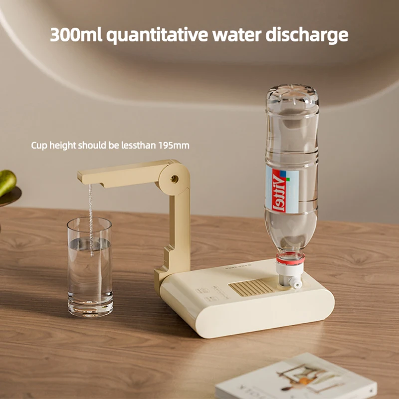 3s dispensador de aquecimento instantâneo água quente portátil dobrável viagem desktop aquecedor bomba galão garrafa potável caldeira chaleira elétrica