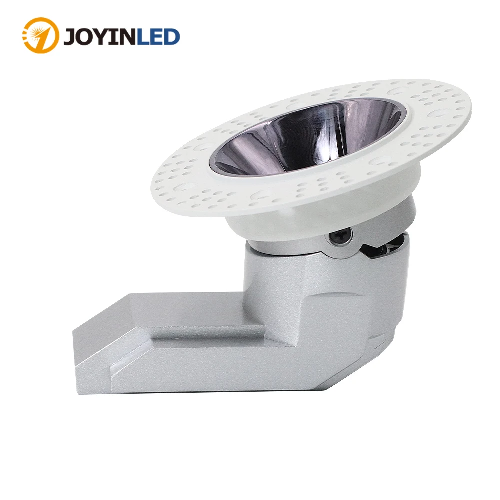 LED Cutout 75mm Embedded Spotlight 12W Unique Design Profile COB Ceiling Showcase Cabinet Background Wall Indoor Lighting