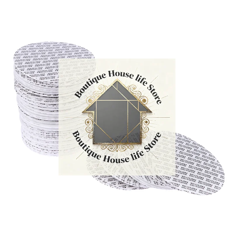 Penutup Segel Busa Perekat Diri Sensitif Tekanan Anti Rusak Untuk Botol Jar Kosmetik 20MM-82MM