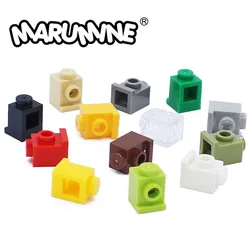 Marumine Assembles Particles 4070 MOC Brick Modified 1x1 With Headlight 30PCS DIY Building Blocks Base Parts Construction Model