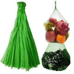 100PCS Reusable Produce Mesh Bags Shellvcase Onion Fruits Mesh Produce Bags and Seafood Boil Bags