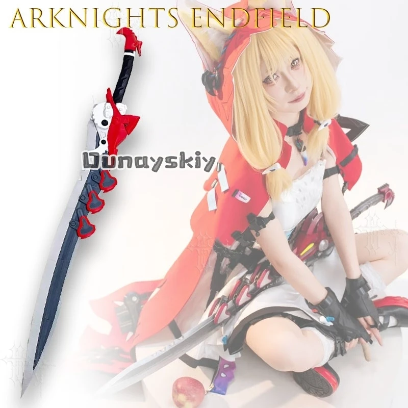 KS*18Arknights Endfield Lusie Little Red Riding Hood Detachable Cosplay Prop Game Accessory Halloween Christmas Party Cos