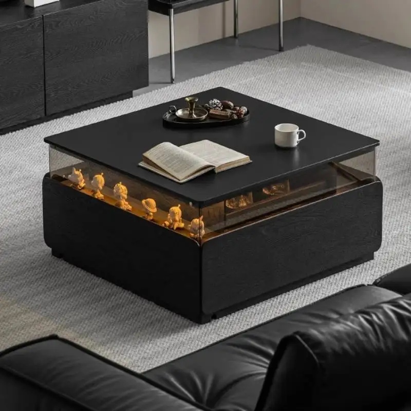 

Luxury European Coffee Tables Quality Italian Black Designer Coffee Tables Vintage Nordic Cute Mesa De Centro Furniture Home