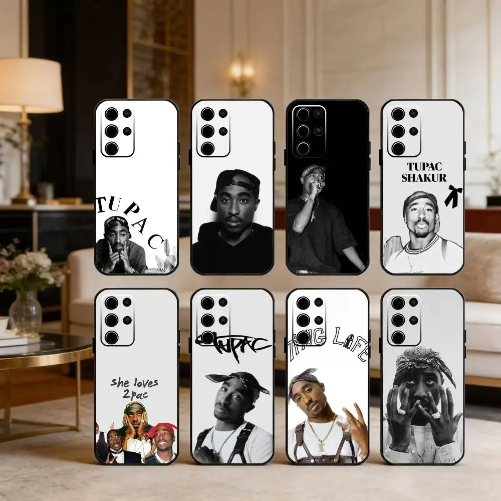 

T-Tupac S-Shakur Phone Case For Samsung S25,S24,S23,S22,S21,S20,Plus,Fe,Lite,Others Black Cover