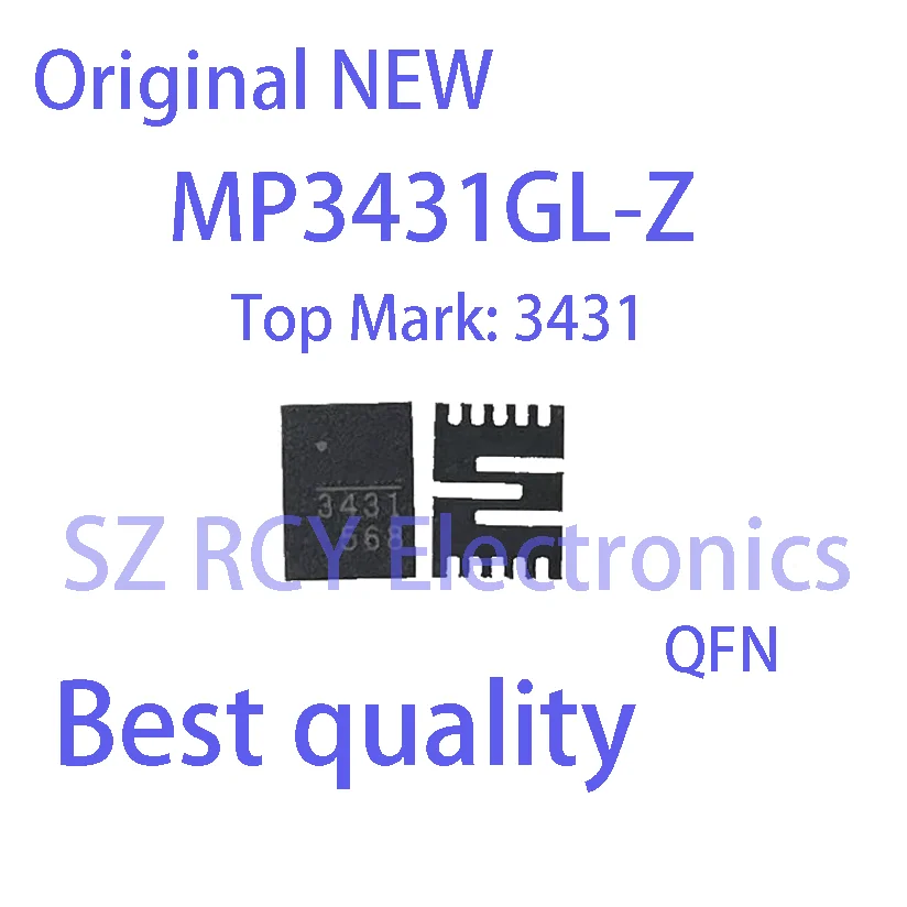 (2 PCS)NEW MP3431GL-Z MP3431GL MP3431 Top Mark 3431 QFN Chipset