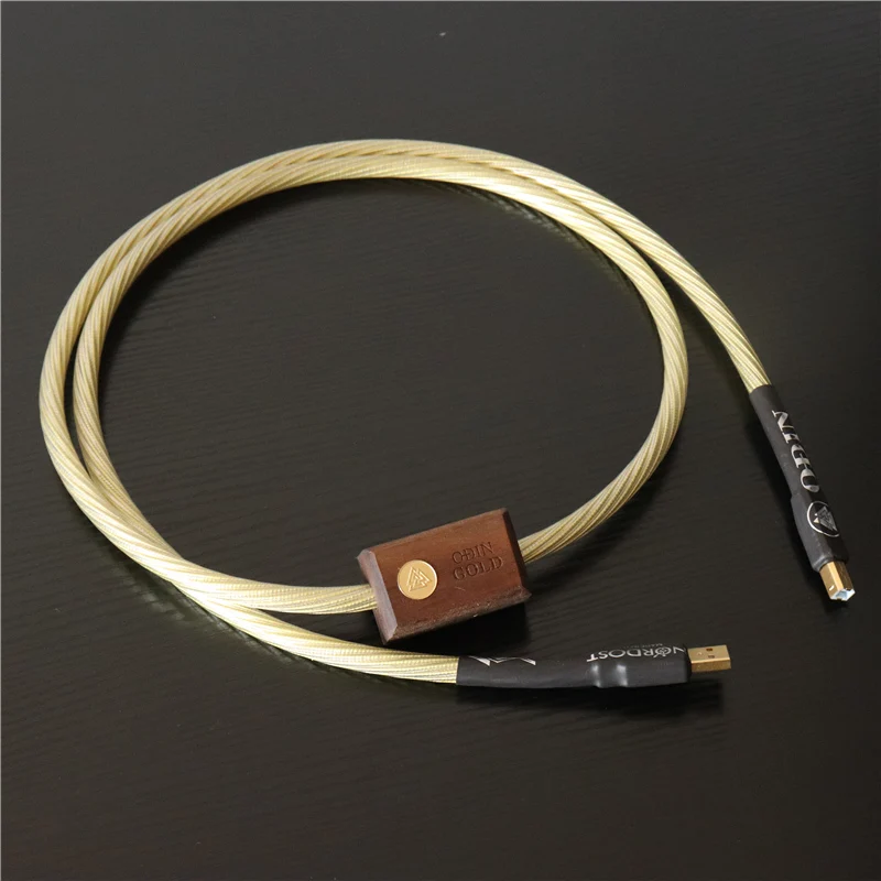 2.0 Gold Odin hifi USB cable A-B DAC decoder cable