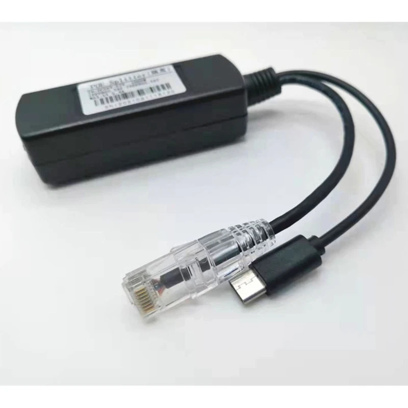 Gigabit PoE Splitter 5V 2.4 A Type-C /DC5521/Micro USBปลั๊กไฟแยกได้อย่างมีประสิทธิภาพปกป้องไฟฟ้าอุปกรณ์Dropship