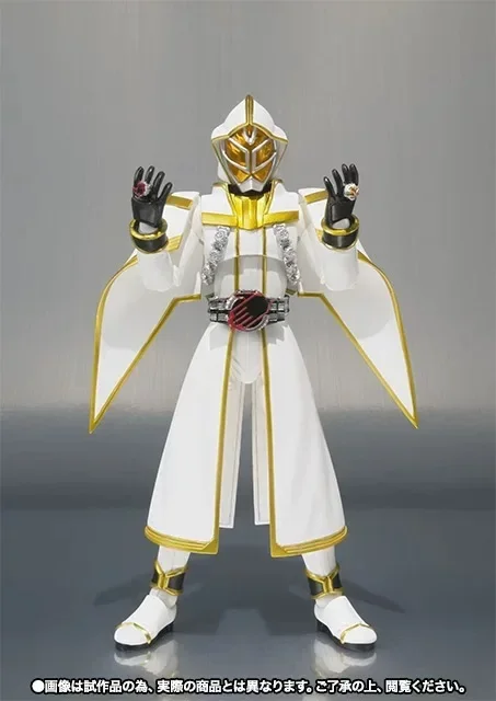 

BANDAI Japan Bandai SHF Kamen Rider Wizard White Magician Цветная подвижная кукла на складе