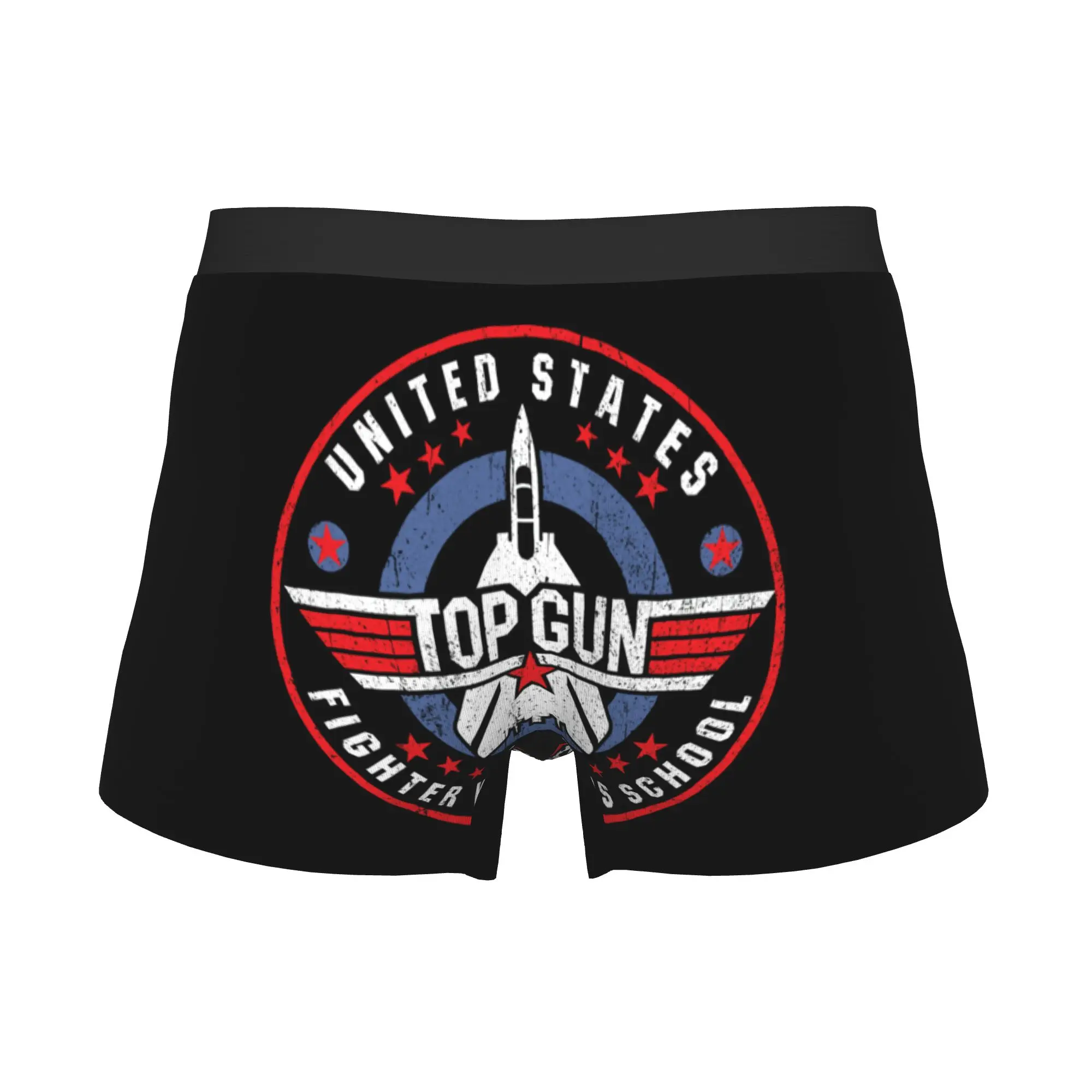 US Fighter Weapons School Worn Boxers Shorts Men Top Gun Maverick Briefs Underwear Fashion Underpants