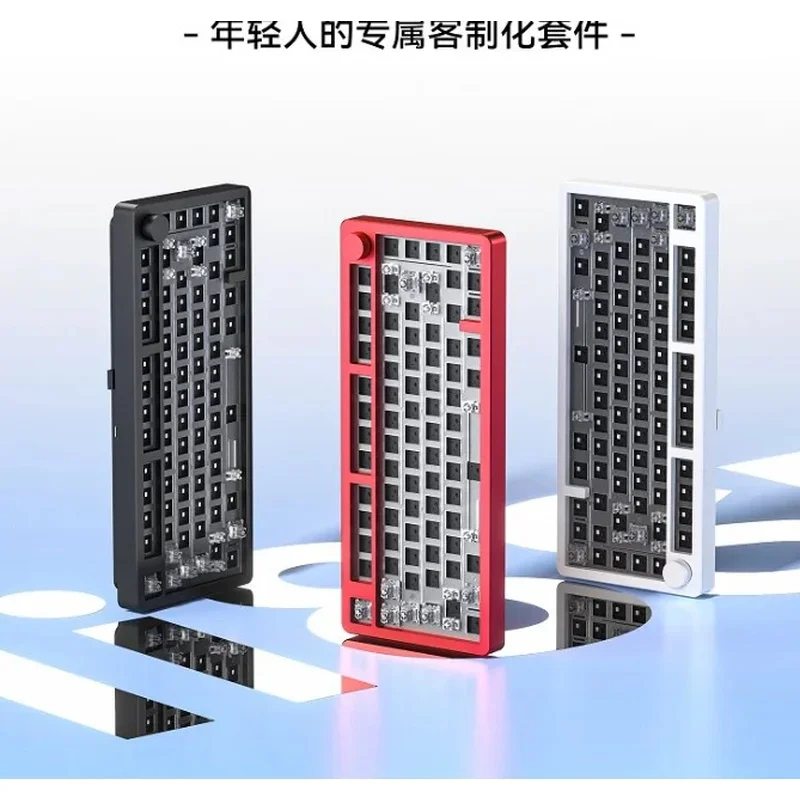 NEW LEOBOG Hi8SE 80 Key Tri Mode Wireless Aluminum Keyboard Gasket Hot Swap 8000mAh RGB for PC Gamer Gift