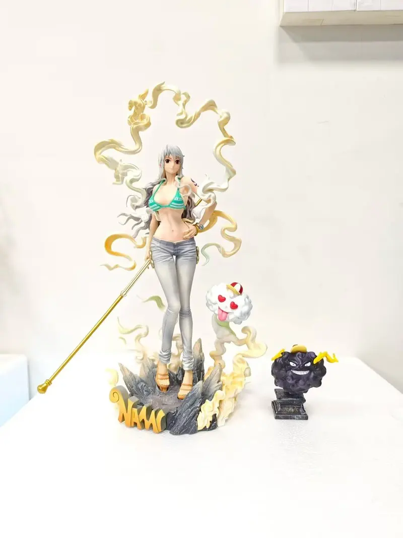 One Piece Nami Nika Series Action Figure Pvc Collectible Model Desktop Ornament Chassis Decoration Boxed Anime Figurine view 6