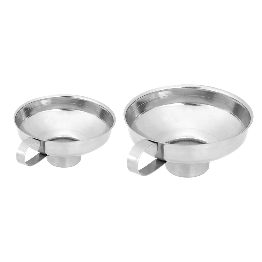 Stainless Steel Home Coffee Filter Easy Cleaning Reusable Pour Over Dripper Hopper Filter Wide-Mouth Can
