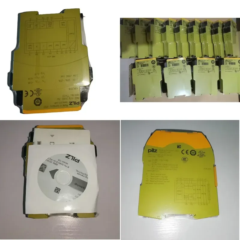 1PC PNOZ S6 750106 3PST-NO 24VDC Safety Protection Relay for 3 Normally Open 1 Normally Closed Contacts 6A Load Capacity