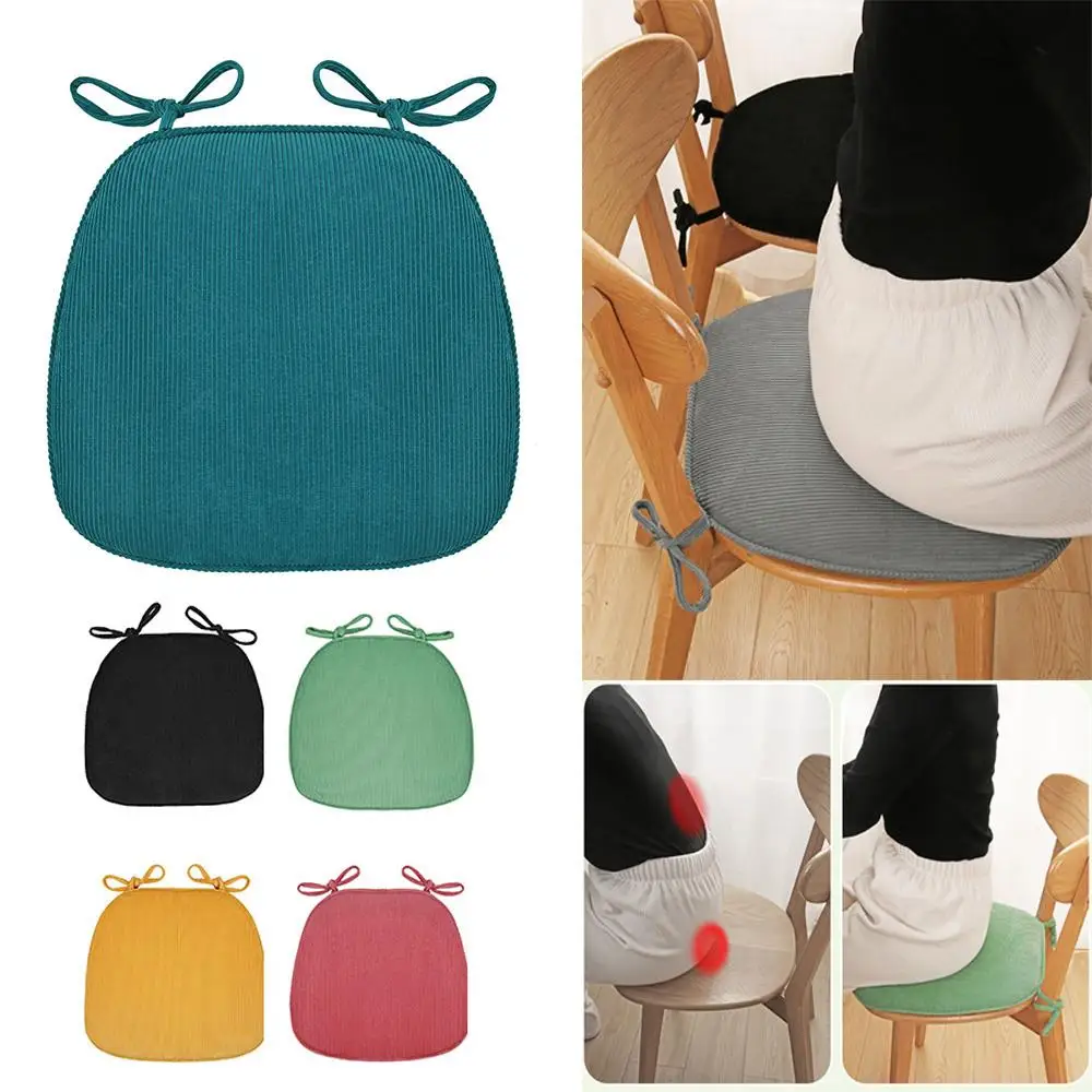 

Corduroy Chair Seat Chair Cushion Chair Pads Seat Cushions Washable Solid Color Cushion Breathable And Comfortable Seat Cushion