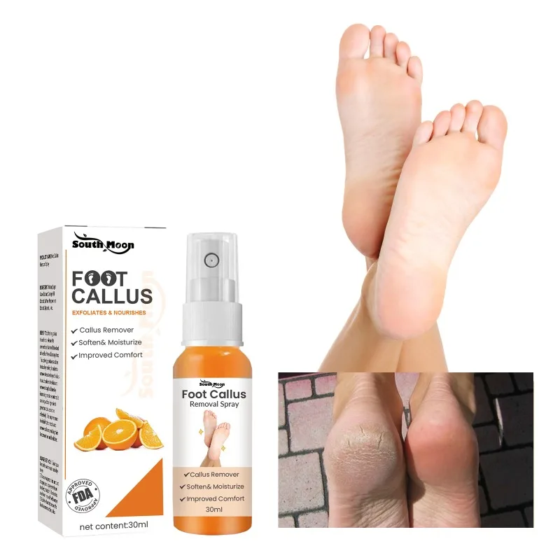 Foot Peeling Spray Natural Orange Essence Pedicure Hands Dead Skin Exfoliator remove callus Anti chapped moisturize feet Care