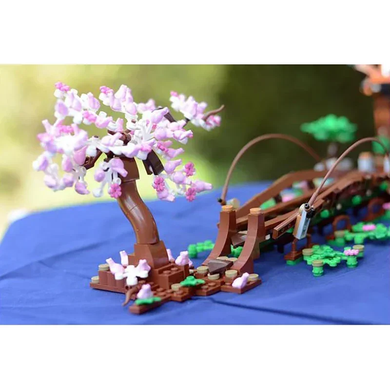 Moc Building Block Temple of a Thousand Toads Model Ancient SceneTechnology Bricks DIY Assembly Street View Collaborate Toy Gift