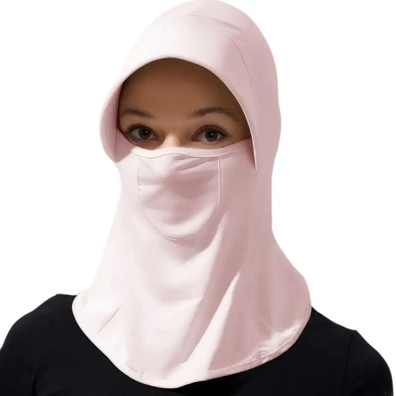 야외 애호가의 안전을위한 넥 코버와 태양 보호 마스크 모자