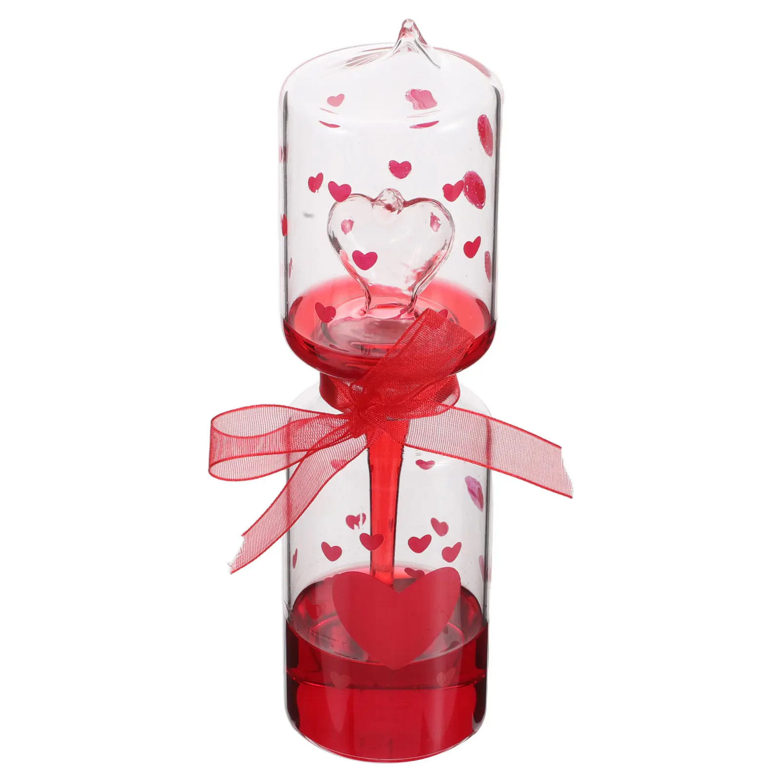 Temperature-Sensitive Bubble Timer Glass Ornament for Home & Office Decor, Sensory Fidget Toy