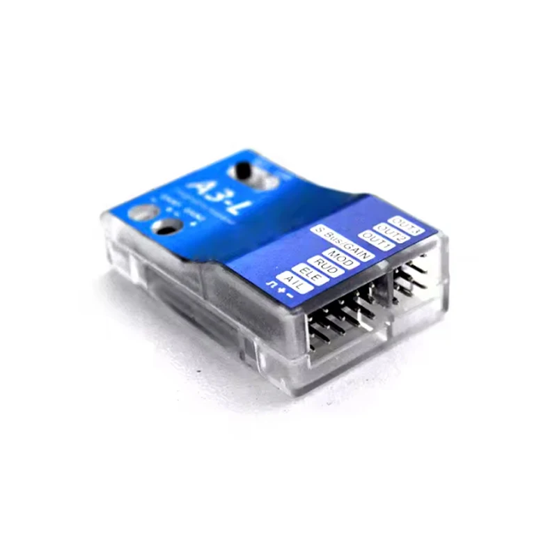 Hobby Eagle A3 V2/A3-L V2 controlador de vuelo de avión estabilizador giroscopio de 3 ejes para avión helicóptero de ala fija