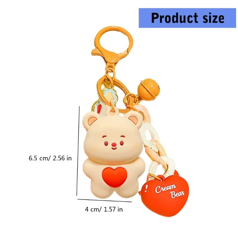 Keychain Bag Pendant Gift Cartoon Squeeze Charm Pendant for Vending Machine