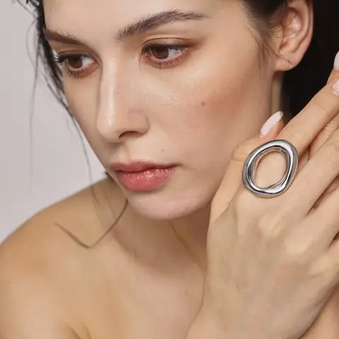 8 best sales महिलाओं के लिए बड़ी अंगूठियां - №7