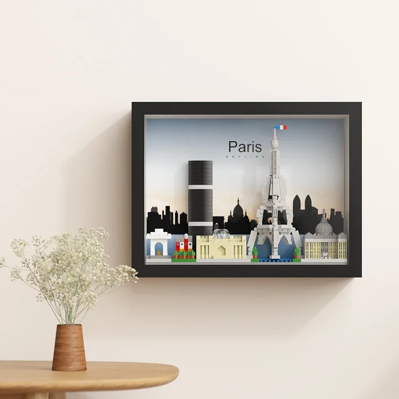 Creative City Architecture Building Blocks Model Micro Particle Skyline Streetscape MOC Kit Educational Toys Gift for Teens