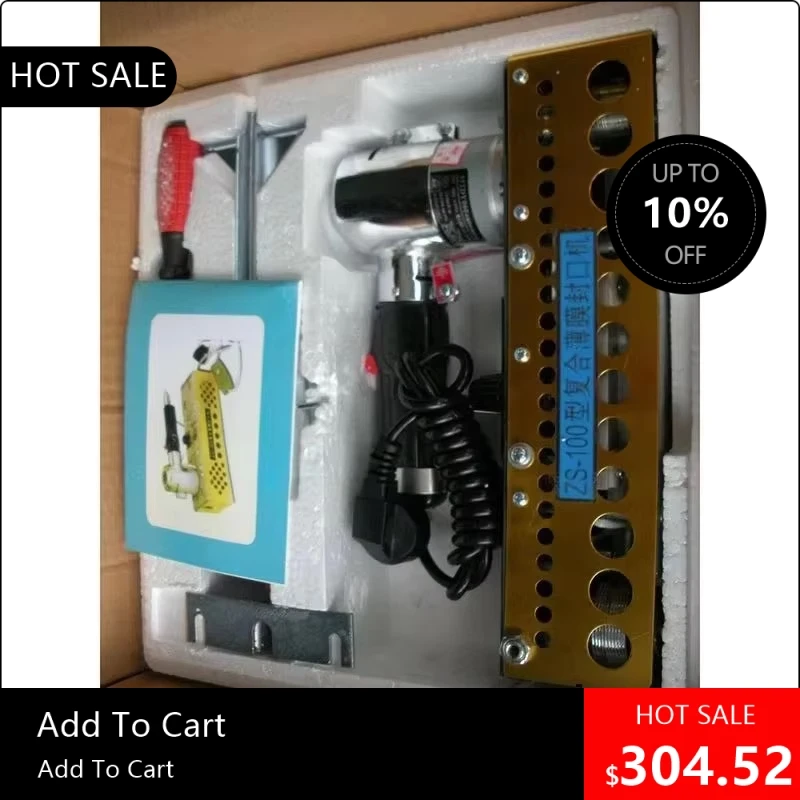 

1946 tragbare kontinuierliche Plastiktüten-Versiegelungsmaschine + ZS-100 manuelle Kettenverbindungsfolie Beutelv 19