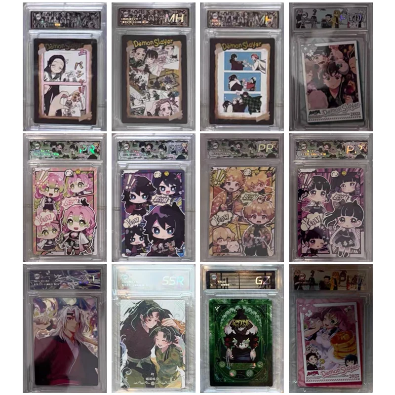 

Аниме Demon Slayer MH PR ZD карты Agatsuma Zenitsu Kanroji Mitsuri коллекционные карты подарки на Рождество и день рождения детские игрушки
