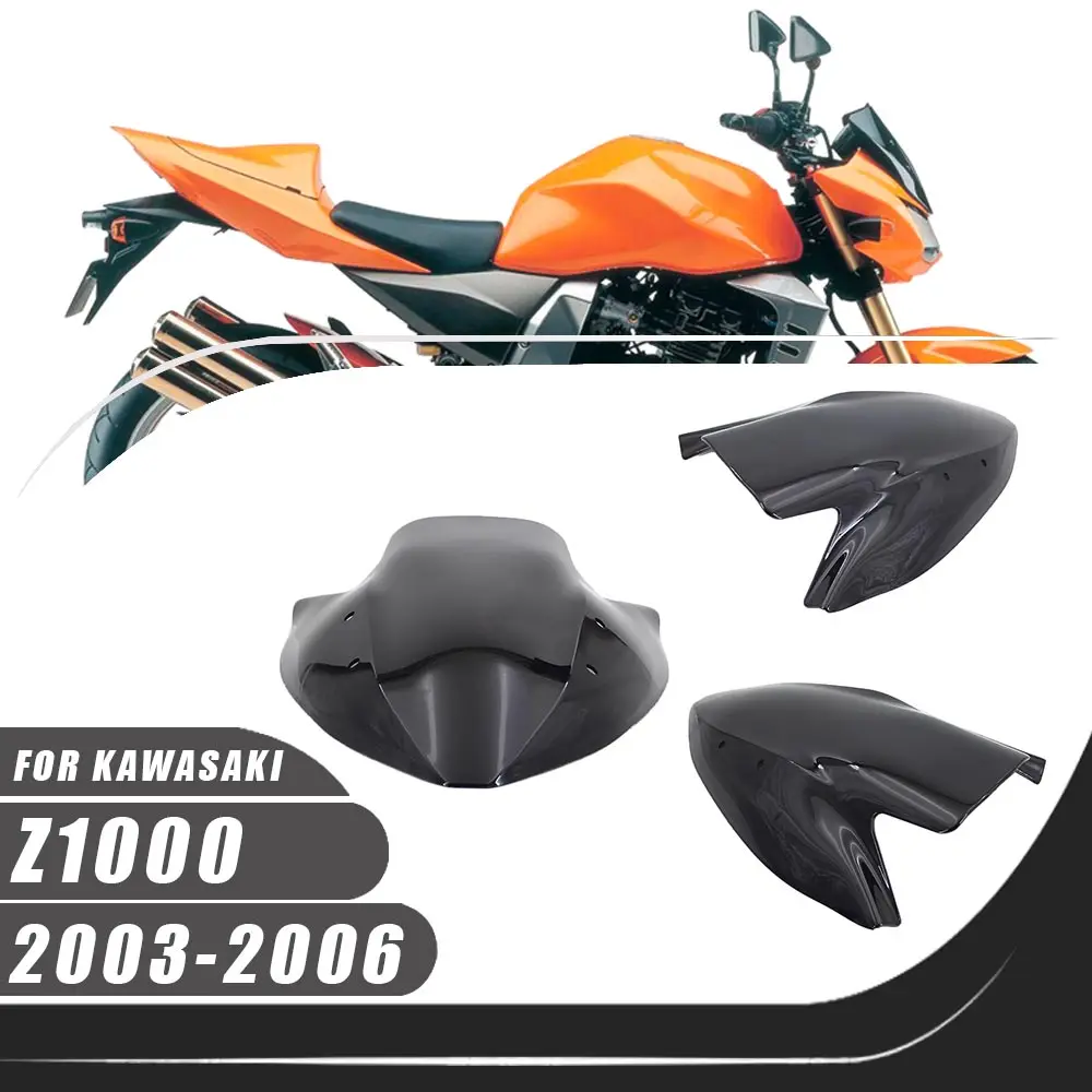 

For 2003-2006 Kawasaki Z1000 Z 1000 2005 2004 2003 Motorcycle ABS Windshield Windscreen Wind Deflectors