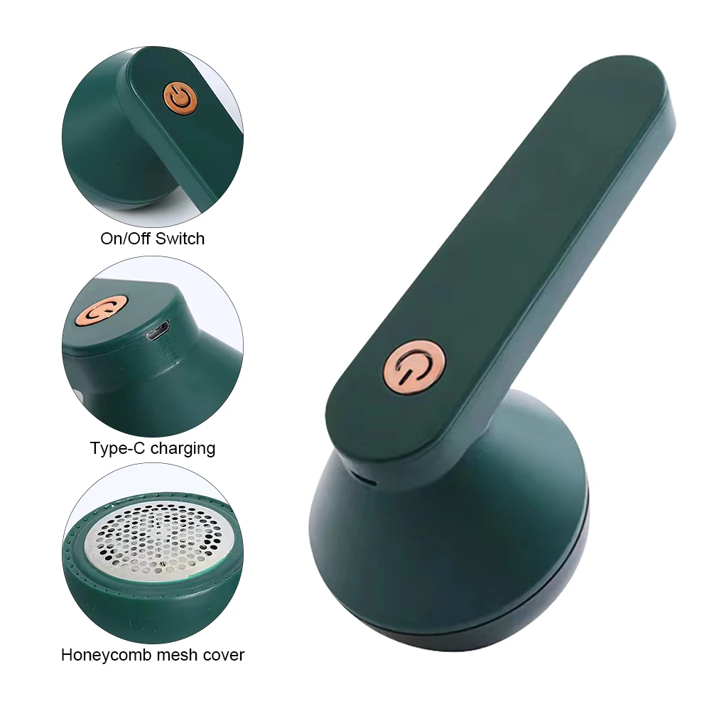 مزيل الوبر ترقية تصميم ستة شفرات المحمولة سترة معطف بيليه مزيل قابلة للشحن ماكينة حلاقة الوبر الكهربائية للسفر المنزل #5