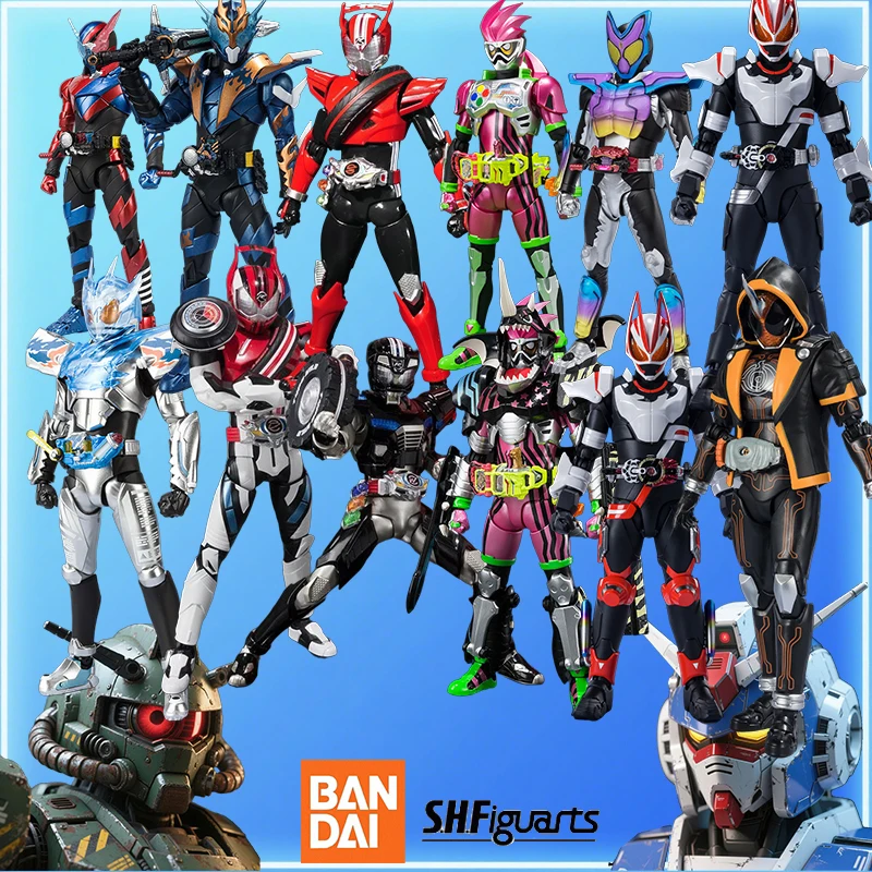 

Bandai Genuine Kamen Rider SHF Series Gotchard Steam Hopper, Kiva-la Snipe Lv.2 Specter Anime Action Figure Toys For Boys Girls