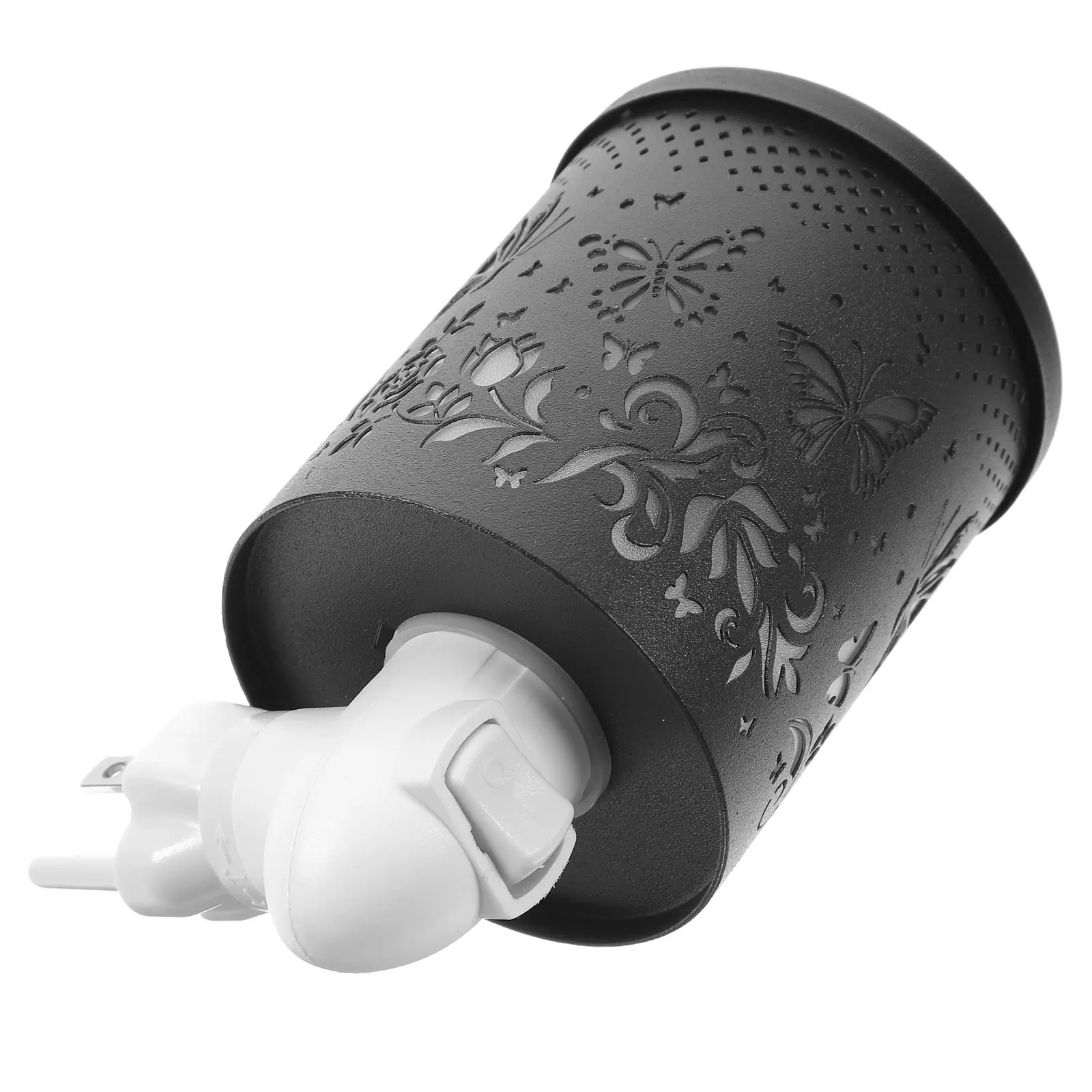 1PC Electric Wax Melt Warmer Wrought Iron Aromatherapy Night Light Plug In Fragrance Oil Burner Home Office Bedroom Decor