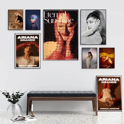 Singer Ariana-Grande Classic Vintage Posters Vintage Room Home Bar Cafe Decor Nordic Home Decor