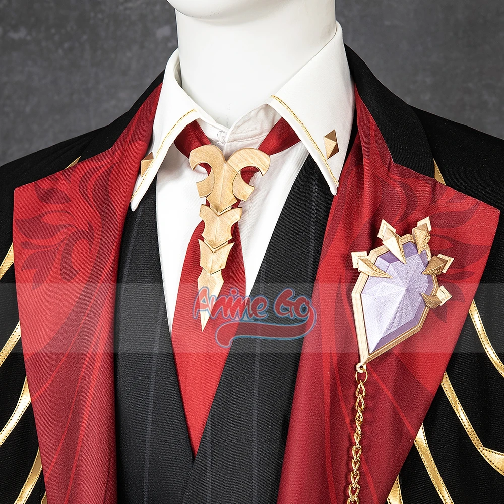 Game Honkai: Star Rail Duke Inferno Ifrit Cosplay Costume Ifrit Uniform Men Halloween Outfit C09076-A