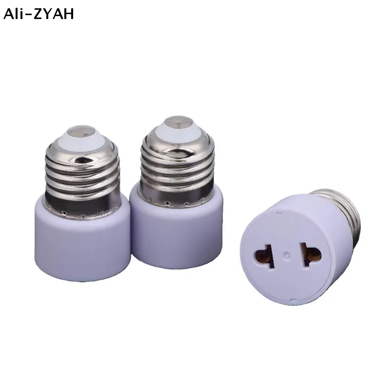 Lamp Socket US/EU Without Light Practical White E27 Plug Bulb Holder Light Fixture Bulb Base Adapter DIY Accessories