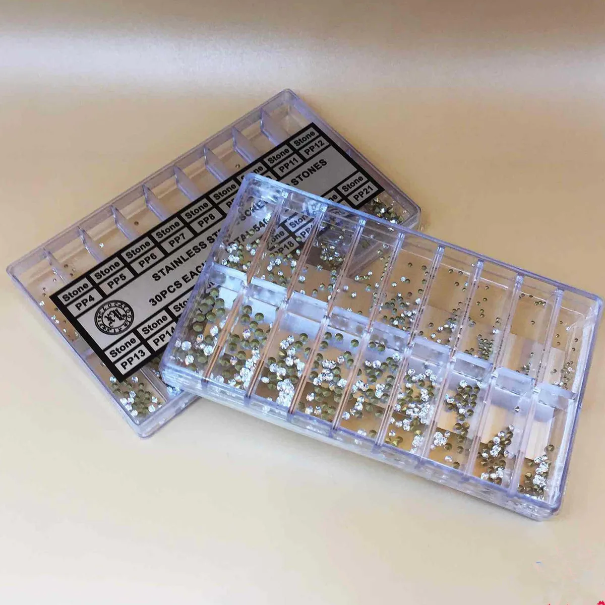 18 sizes 540PCS/set Acrylic Watch Parts Watch Screws Stones Rhinestone Replacement Diamond Watchmaker Watch Repair Tool