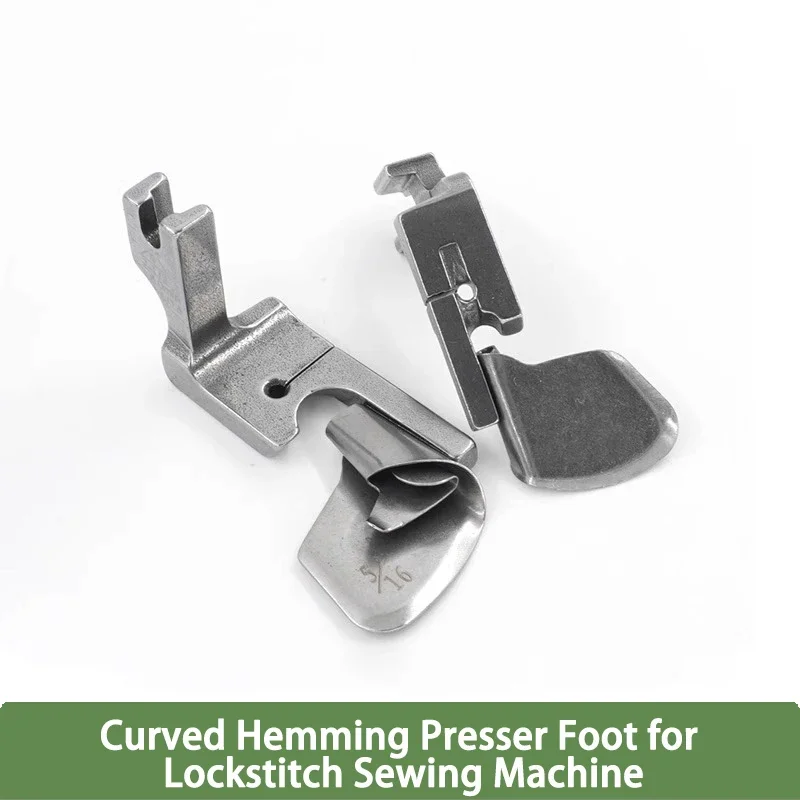 Viral All-Steel Roller Hemmer Foot | Straight & Curved Hems for Silk Chiffon | Blind Hemming Tool