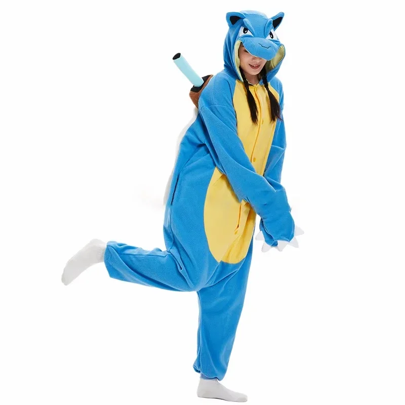 

Новые пижамы-кигуруми в виде животных: черепаха, Бластойз. Костюмы для Хэллоуина, взрослые мультяшные комбинезоны, пижамы для косплея, домашняя одежда для женщин.