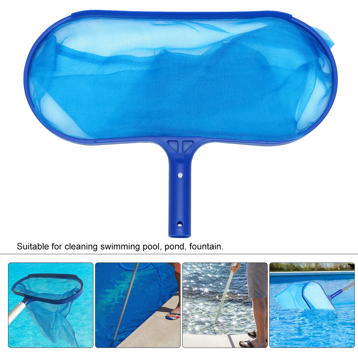 Zwembadnet Aquarium Skimmer Bladhark Scoop Draagbare gaasfilter Vislanding Visnet