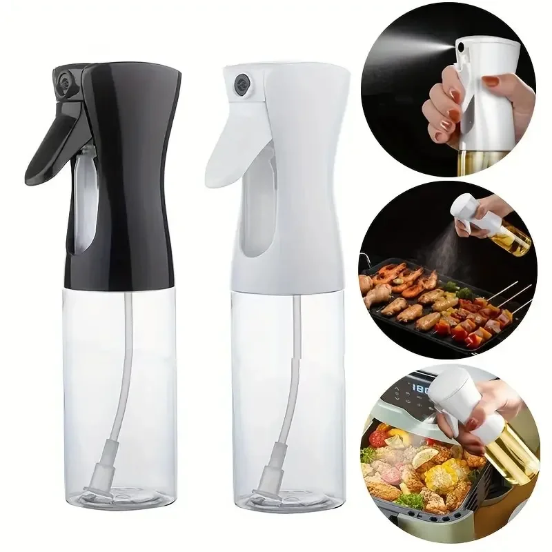 200ml 300ml Oil Spray Bottle Kitchen BBQ Cooking Olive Oil Dispenser Camping Baking Empty Vinegar Soy Sauce Sprayer Containers