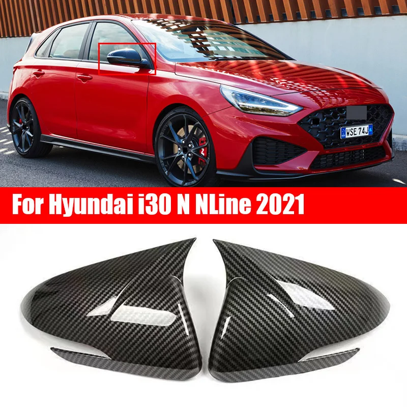 

For Hyundai i30 N NLine 2018-2021 Rear View Mirror Decorative Side Mirror Cover I30 Fastback N Project C 2020