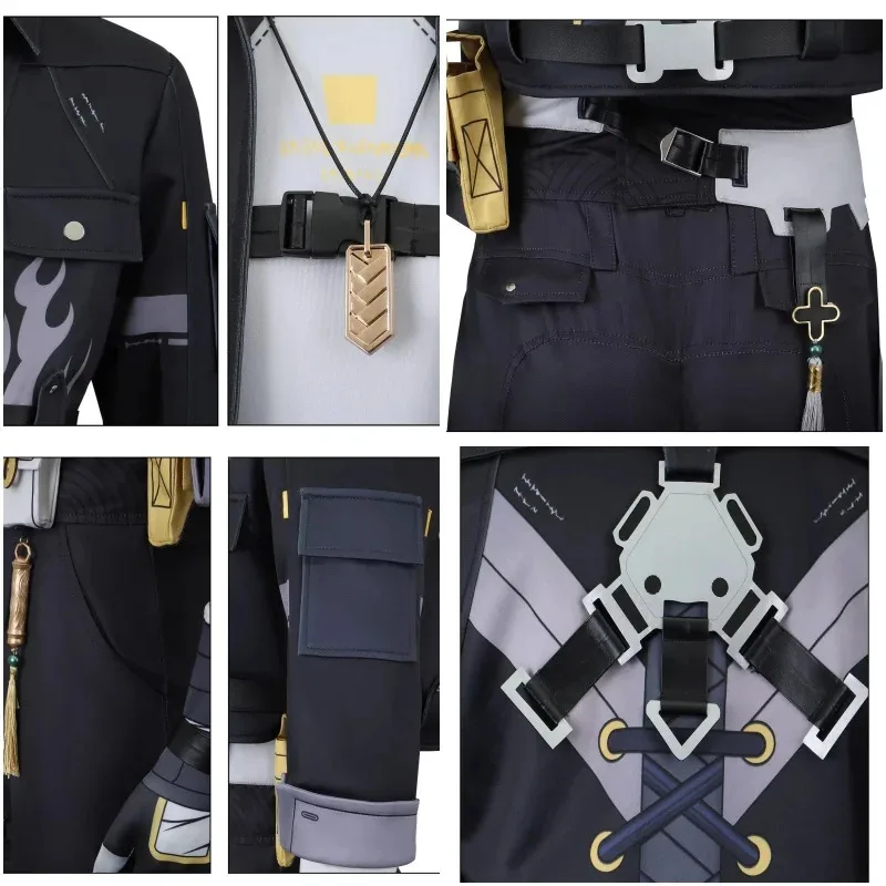 Nuevo juego Wuthering Waves Rover disfraz de Cosplay Rover traje de Cosplay masculino peluca Halloween carnaval uniforme fiesta de Navidad para hombres