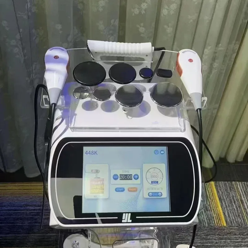 

High Frequency Tecar 448k RET CET RF Relieve Fatigue Physical Therapy Shockwave Machine Fat Burning Weight Loss