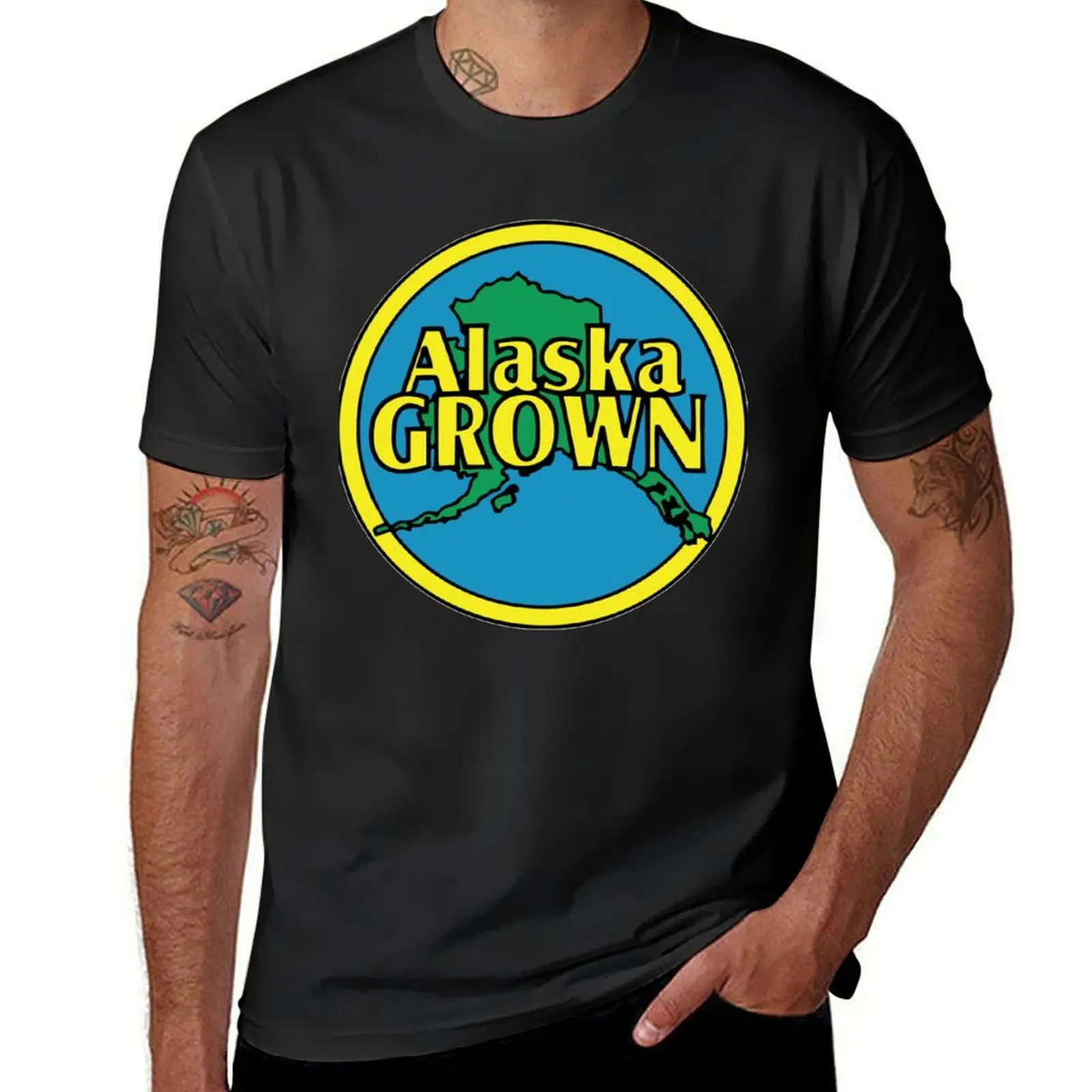 Alaska Grown T-Shirt boys animal print plain sweat shirts, men
