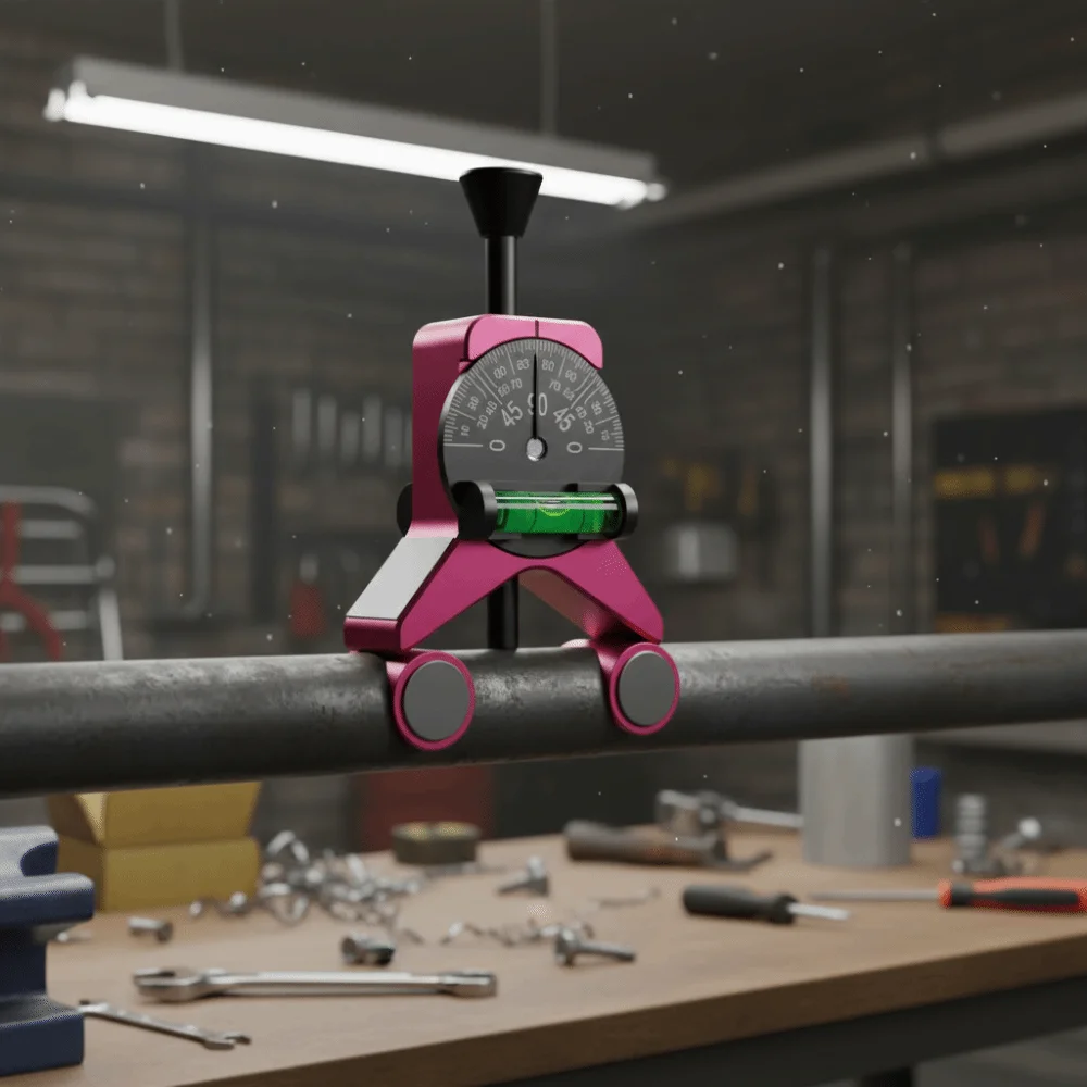 مكتشف مركز الأنابيب عالي الدقة متعدد الوظائف مستوى الفقاعات مركز الأنابيب لكمة المنقلة على شكل حرف Y علامة الأنابيب توسيط الأنابيب