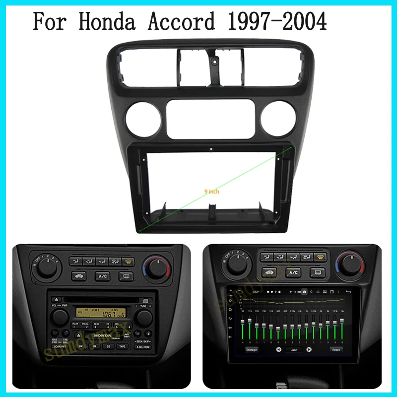 

9 дюймовый большой экран 2 Din android автомобильный радиоприемник рамка для HONDA ACCORD 1997 1999 2000 2002 2003 Автомобильная панель.