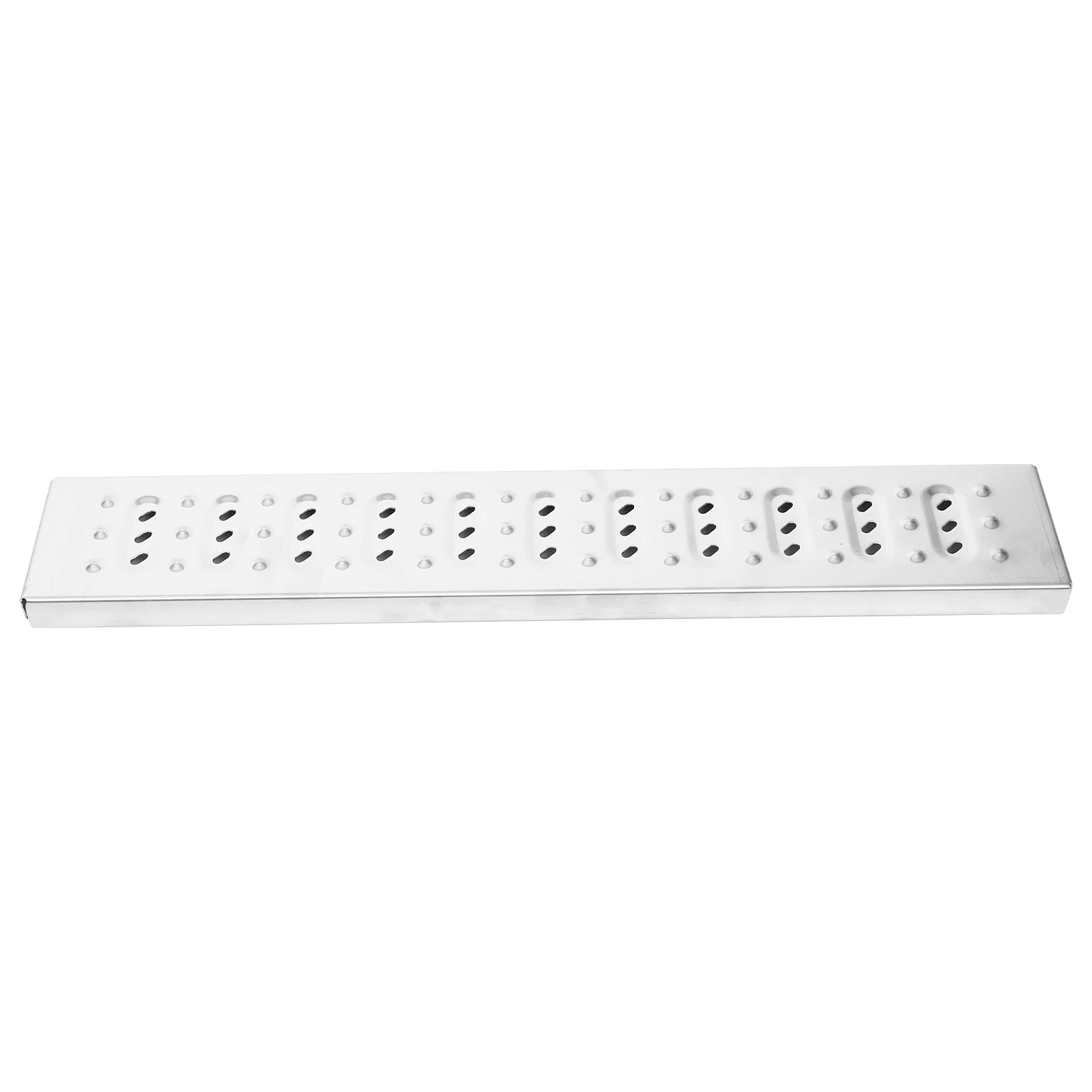 Griglia di scarico esterna con copertura per trincea in acciaio inossidabile per sistema di drenaggio a pavimento per garage da cucina Griglia metallica Canale sostituibile