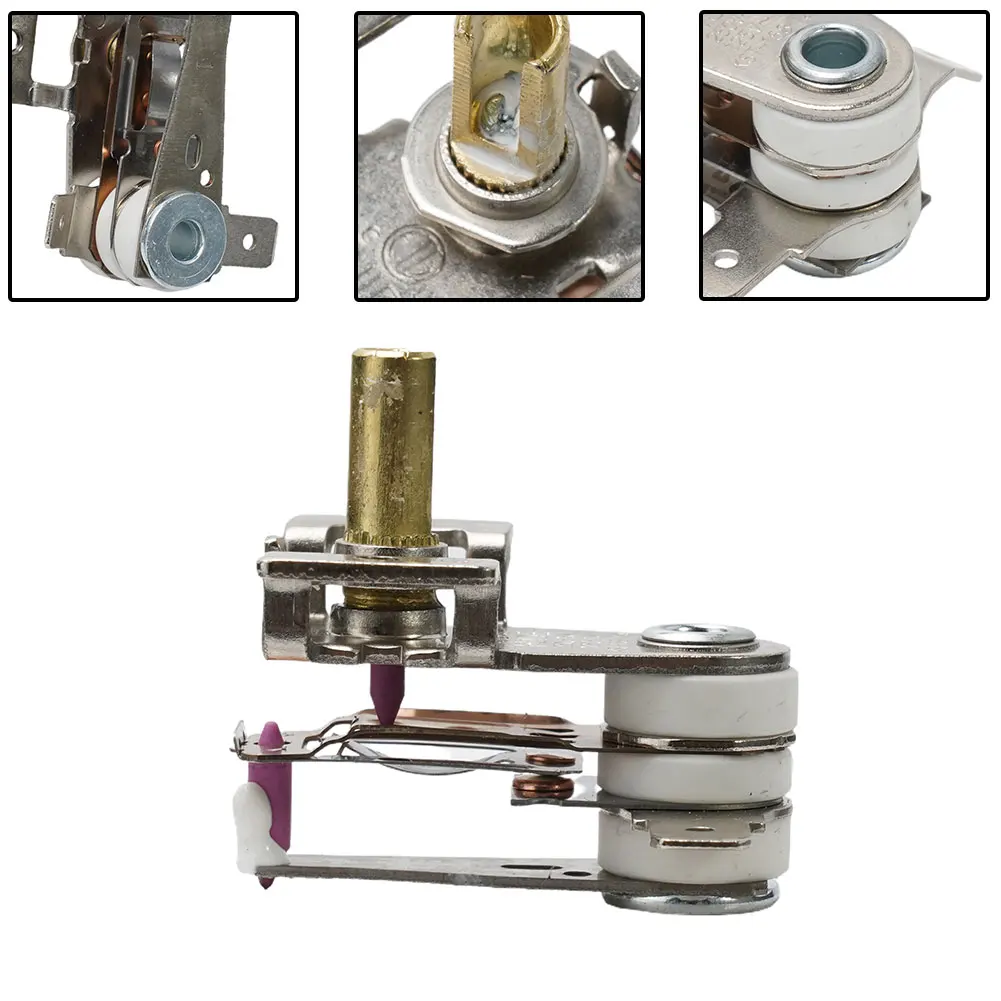 Bimetal Thermostat KDT 200 with Temperature Range of 90°C/162°F Rated 16A/250VAC for Electric Irons Fryers and Toasters