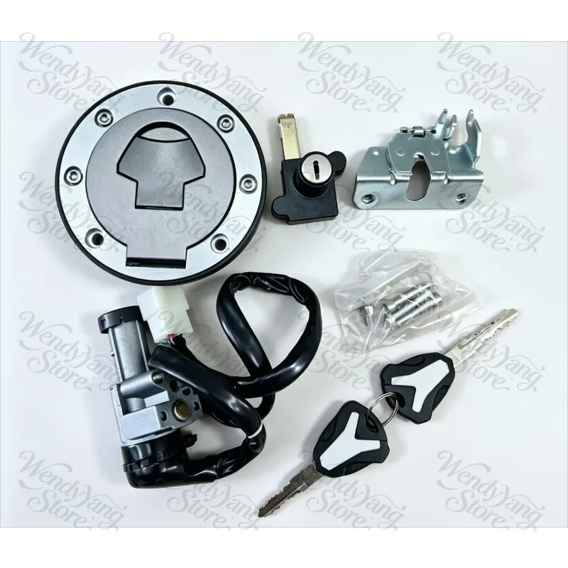 Suitable for KPT200 KPT 200 Motorcycle Accessories Lock, 1 Set of Ignition Switch, Start Key, Fuel Tank Lock